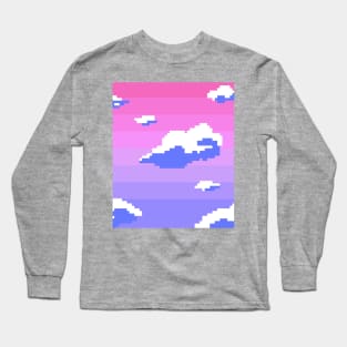 PIXEL CLOUDS I Long Sleeve T-Shirt